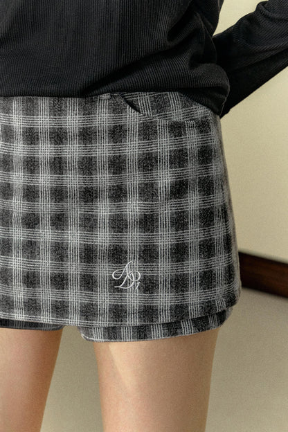 Woolen Skirt Style Short Pants