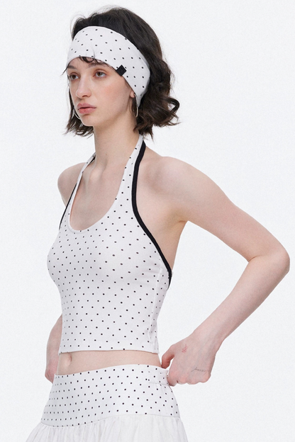 Color-Block Halter Camisole Top