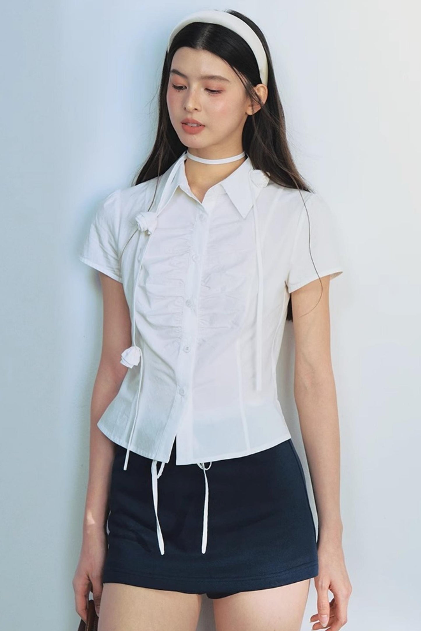 Floral Bubble Sleeve Top