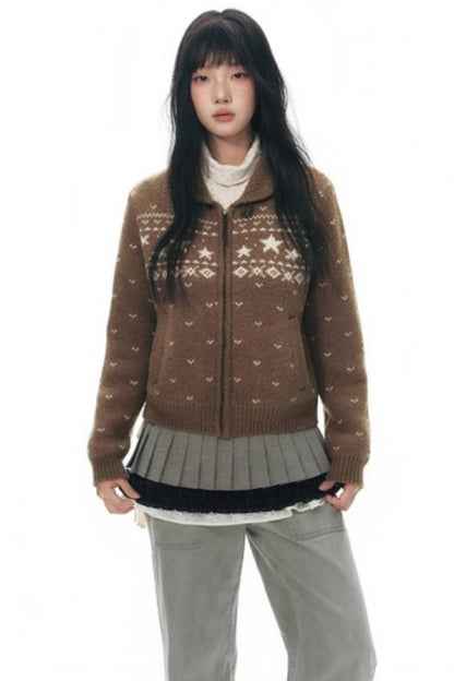 Vintage Fair Isle Cardigan