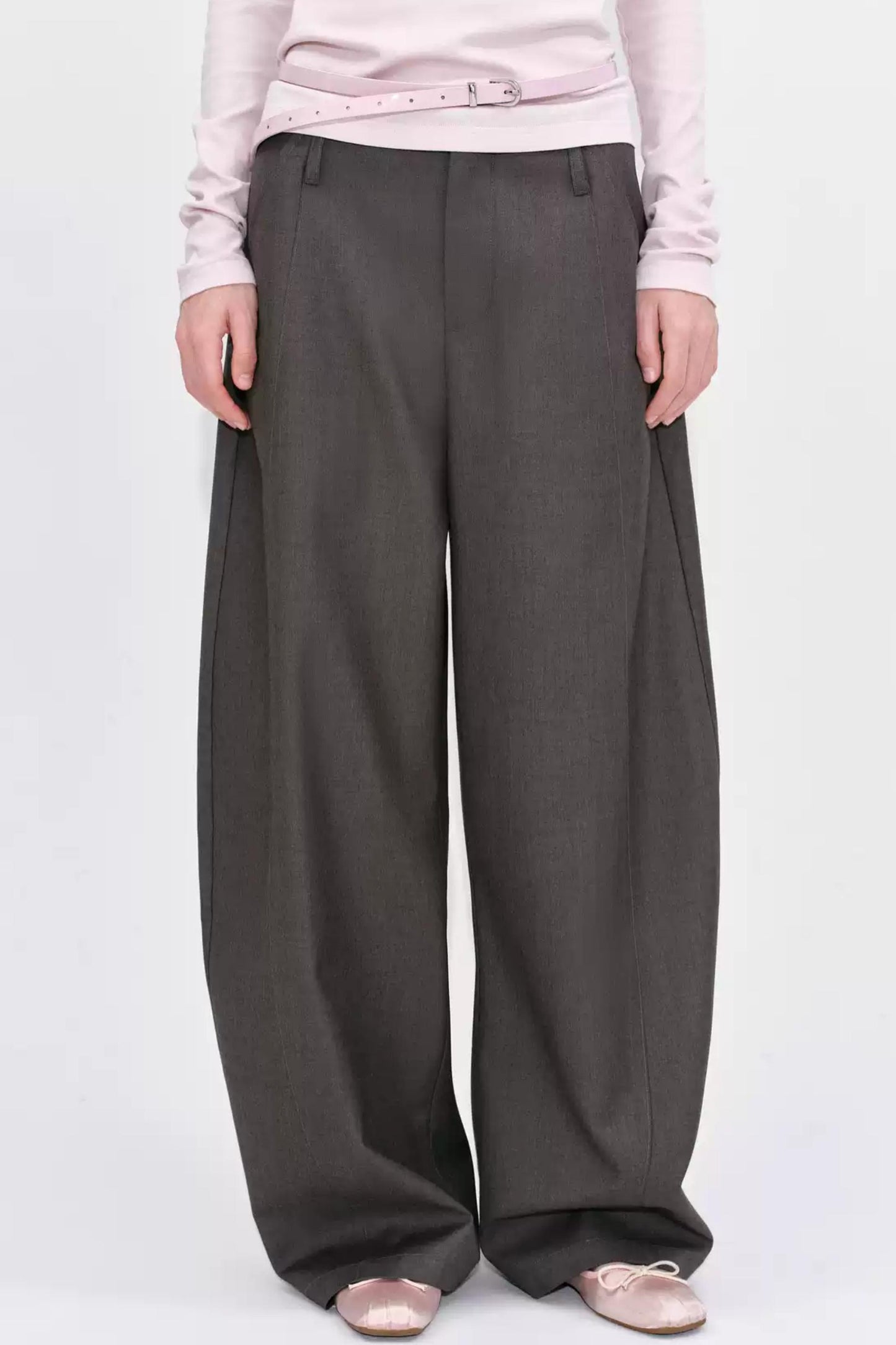 Scimitar Gray Drape Pants