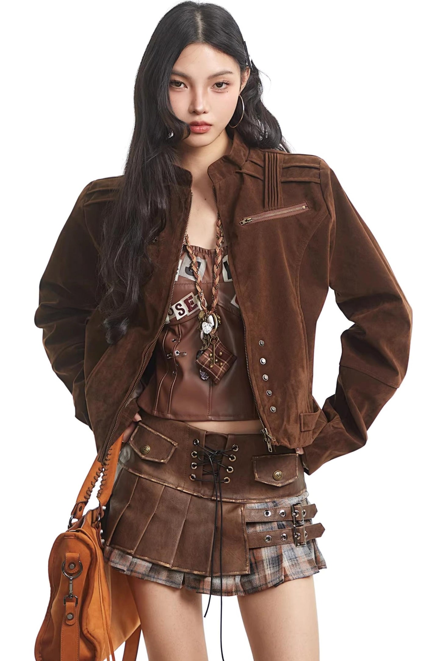 Retro Coffee Workwear Jacket