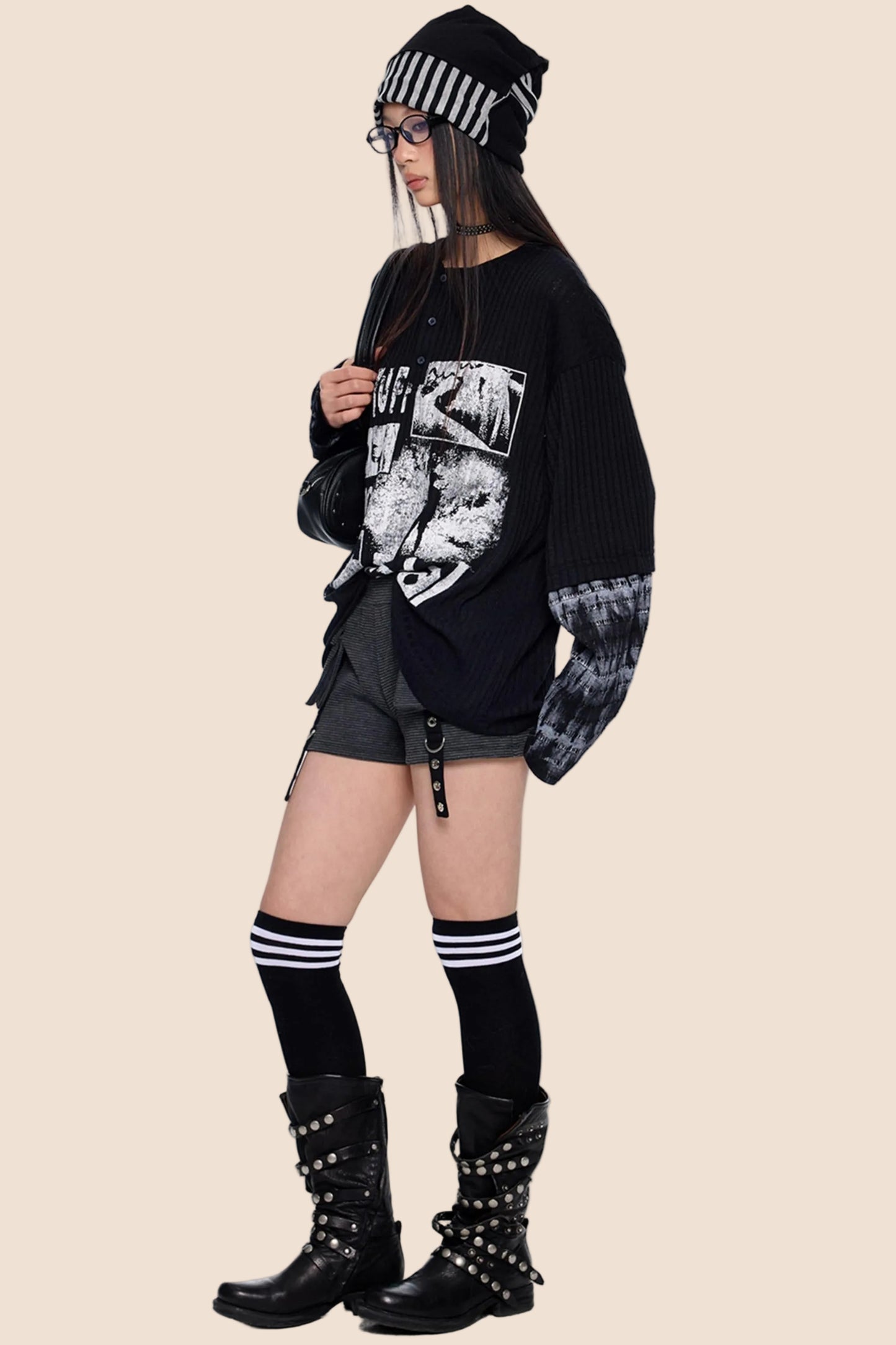 Henry Patchwork Knit Sweater