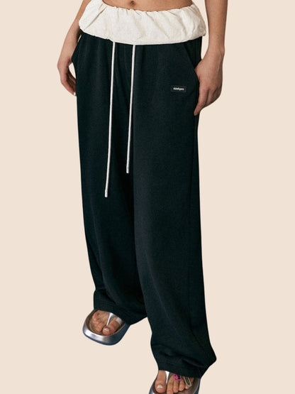 American Wide-Leg Mop Sweatpants