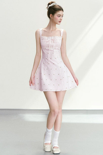 Elegant Floral A-Line Dress