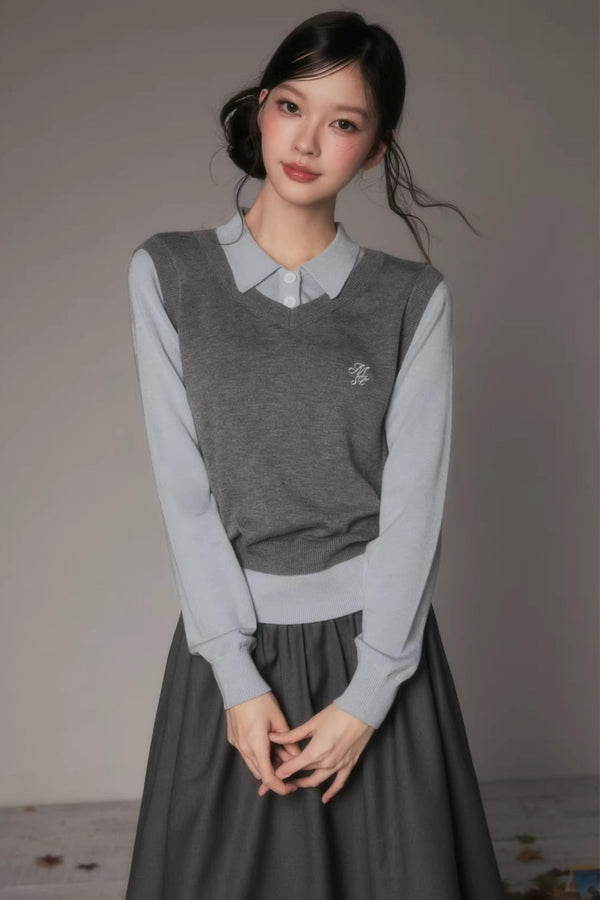 Slim Fit Knit Sweater