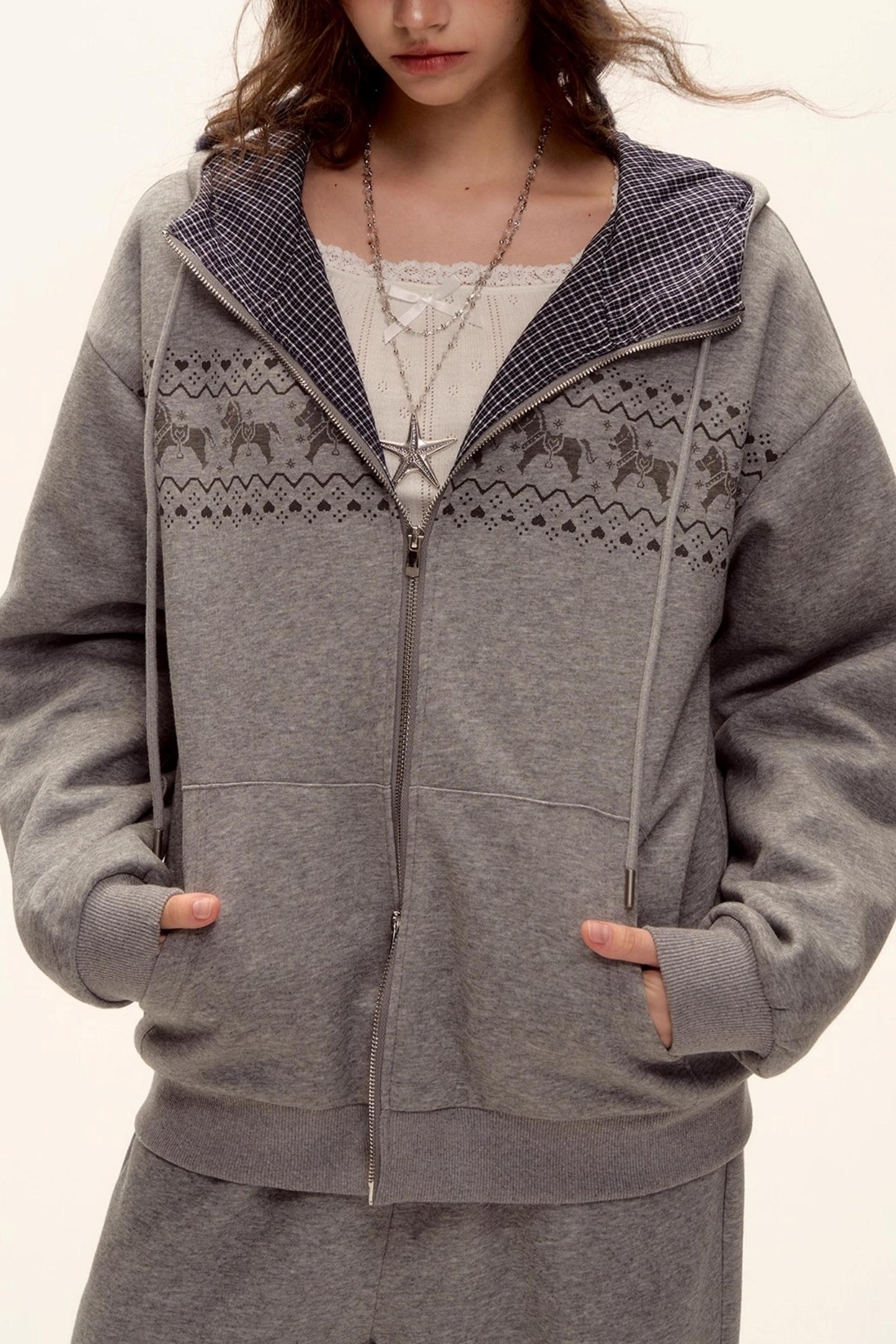 Fair Isle Quilted Jacket Set-Up