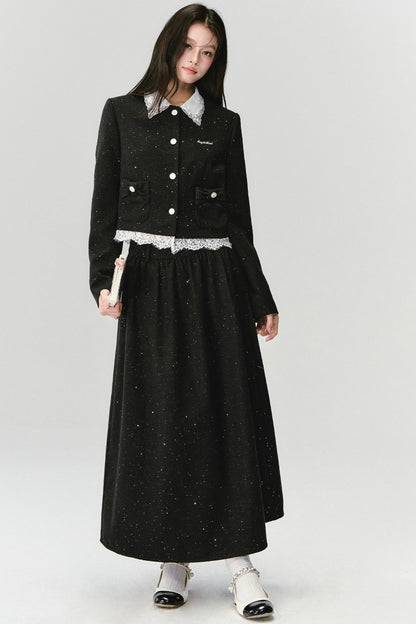 Baroque Small Fragrance Suit Top & Skirt Set-Up