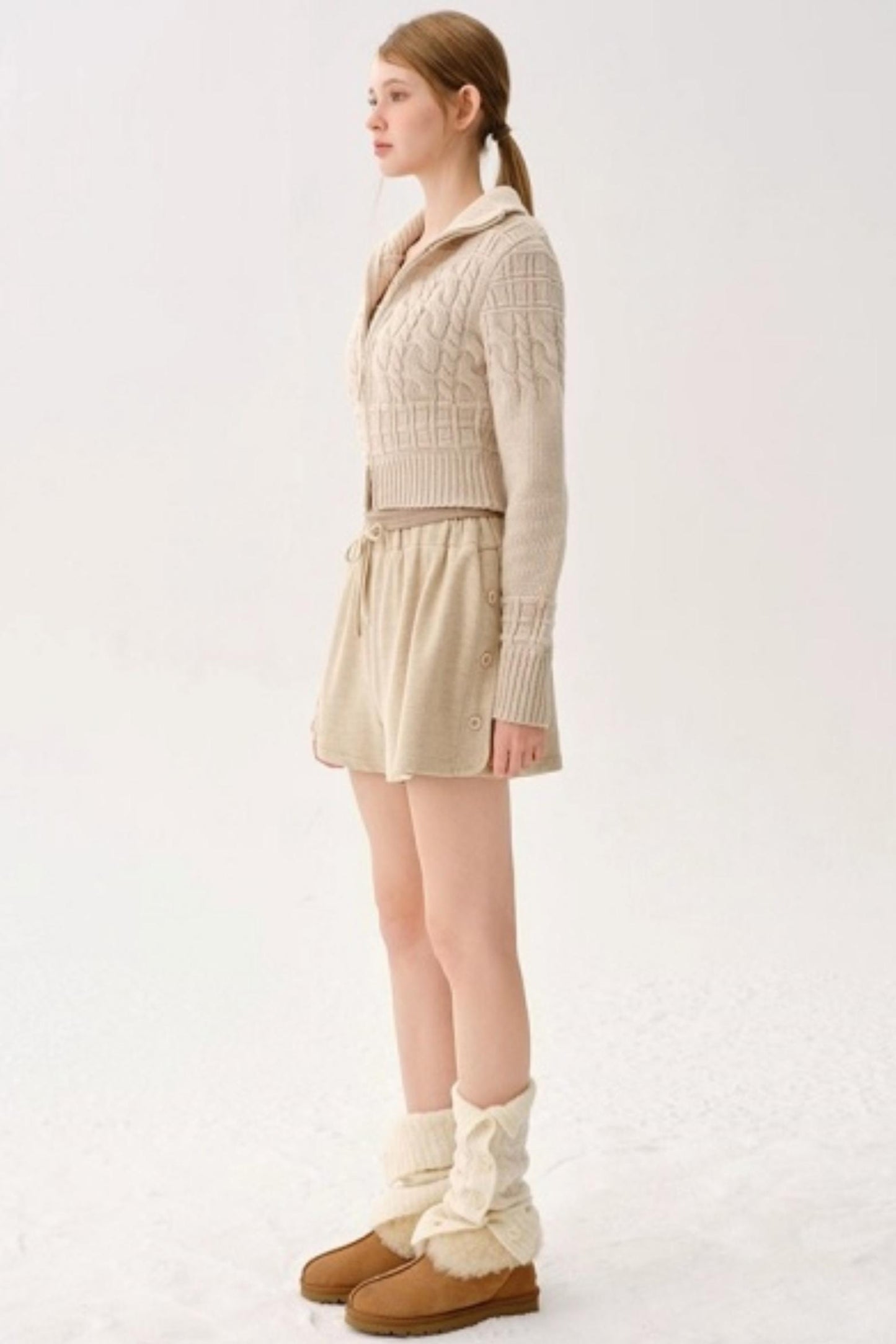 Corduroy Knit Shorts