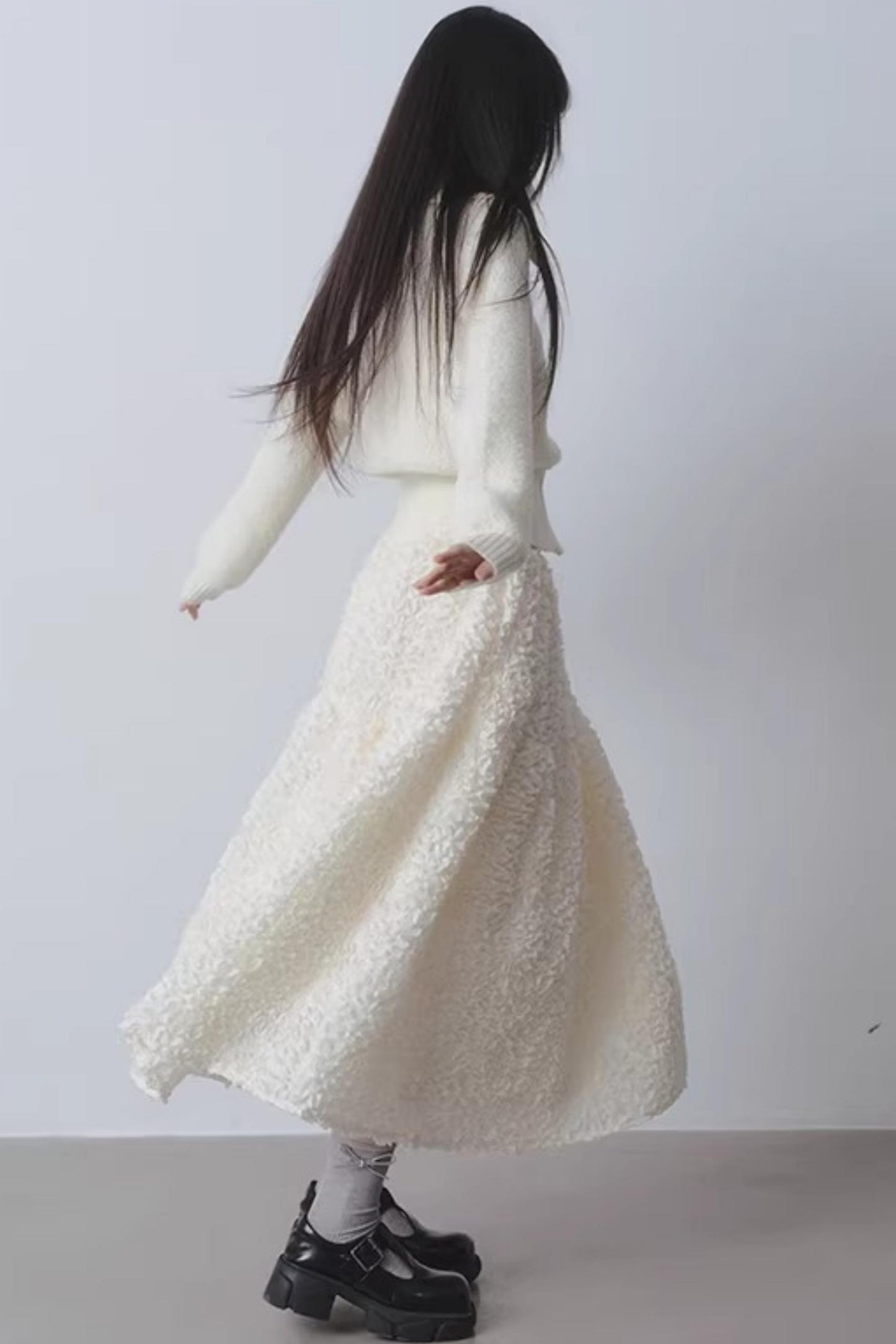 Mist Memo A-Line Skirt