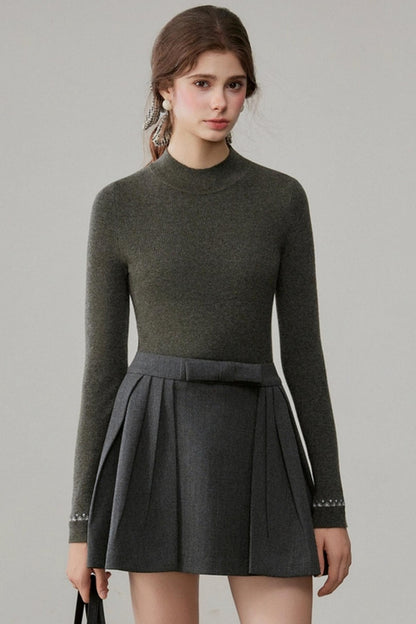 Vintage Jacquard Sweater Shawl Set-Up