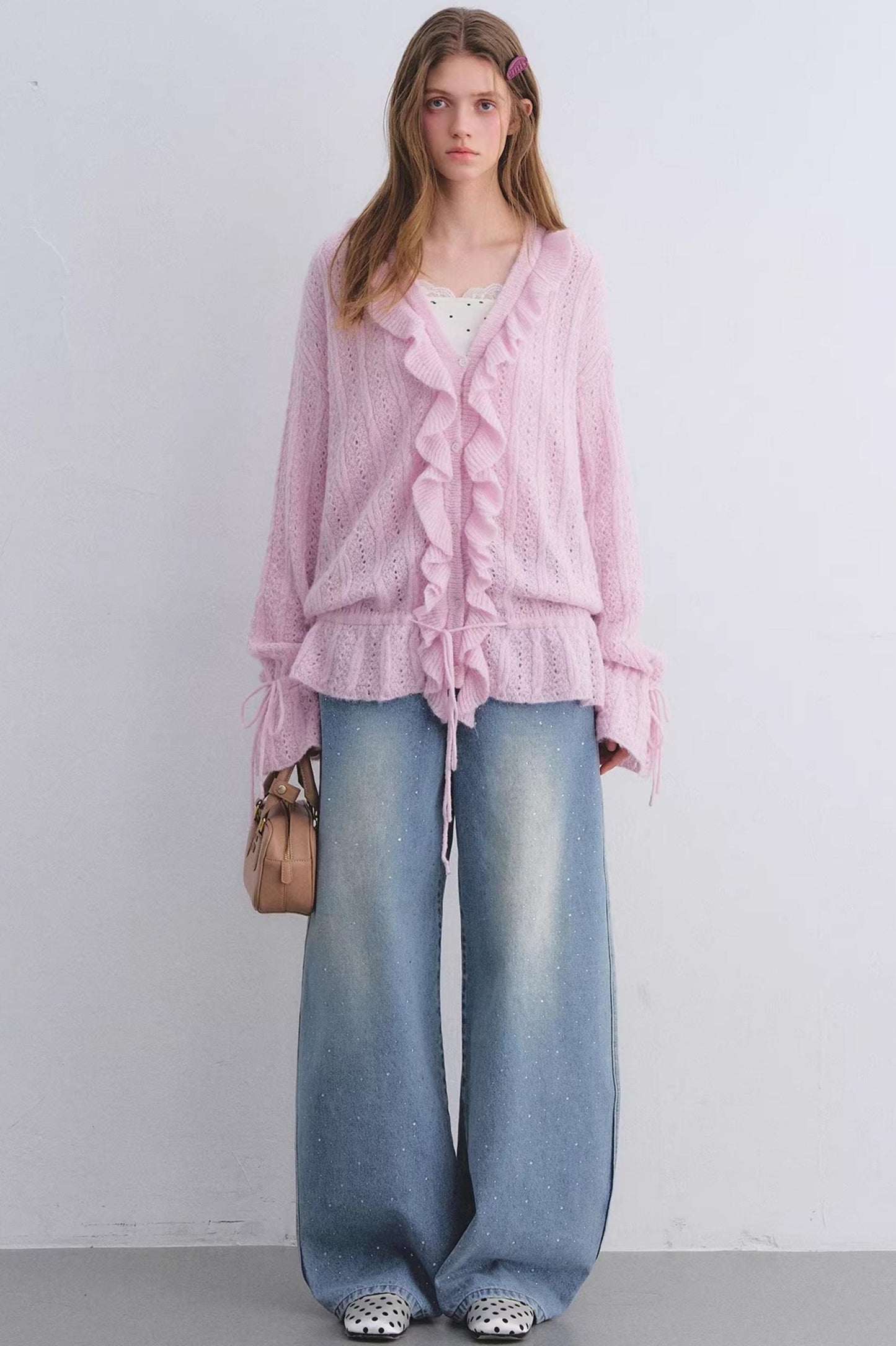 Rhinestone Blue Scimitar Pants