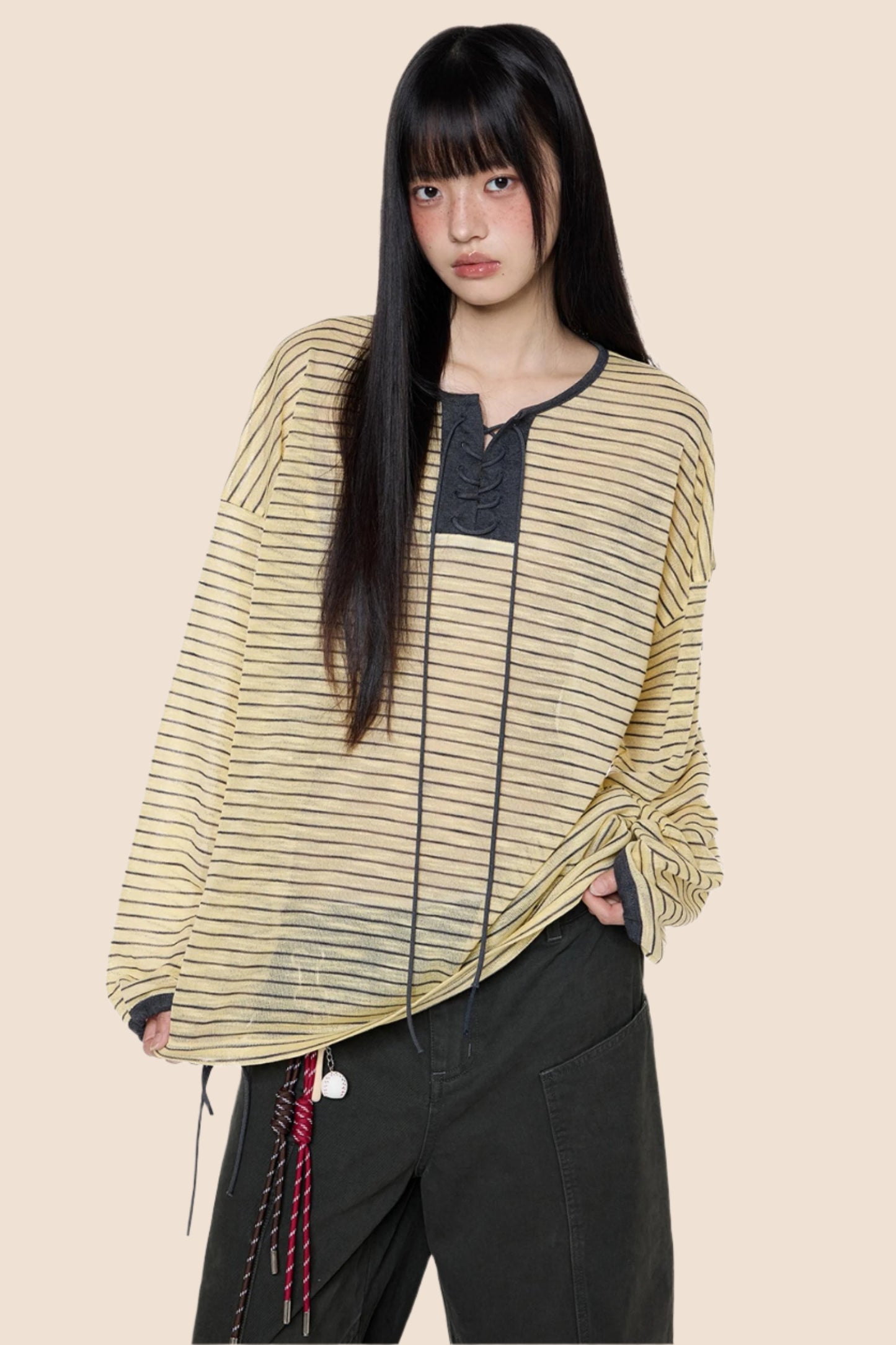 Summer Striped Long Sleeve T-Shirt