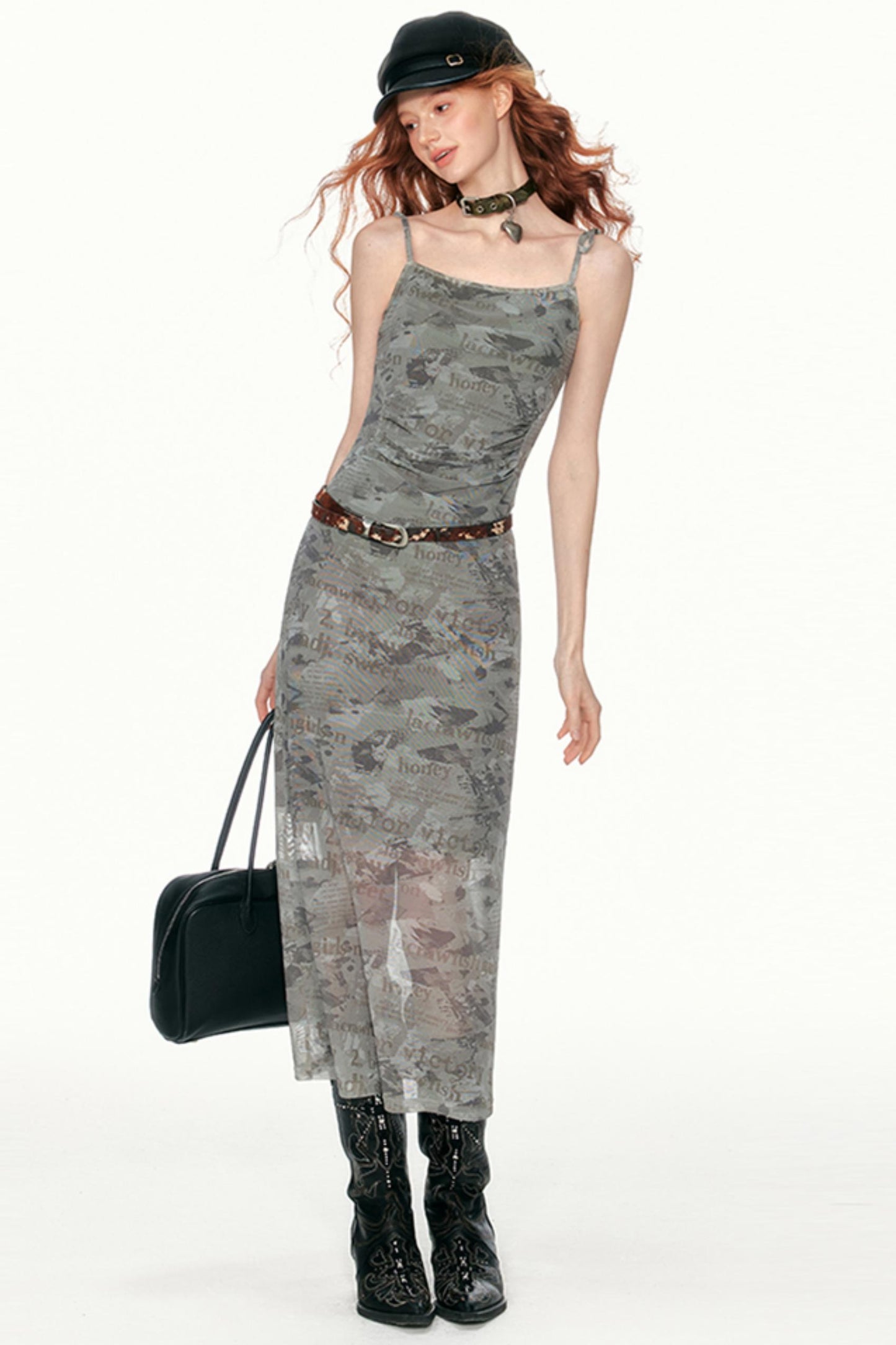 Sweetheart Halter Pleated Dress