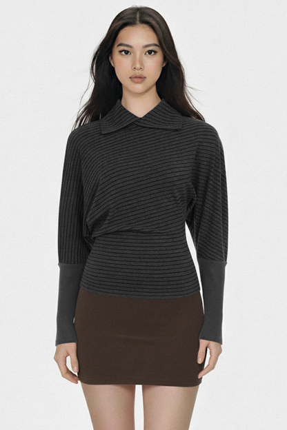 Solid Color Elastic Skirt