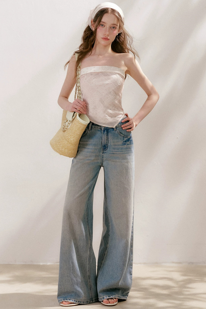 Tencel Linen Asymmetrical Top
