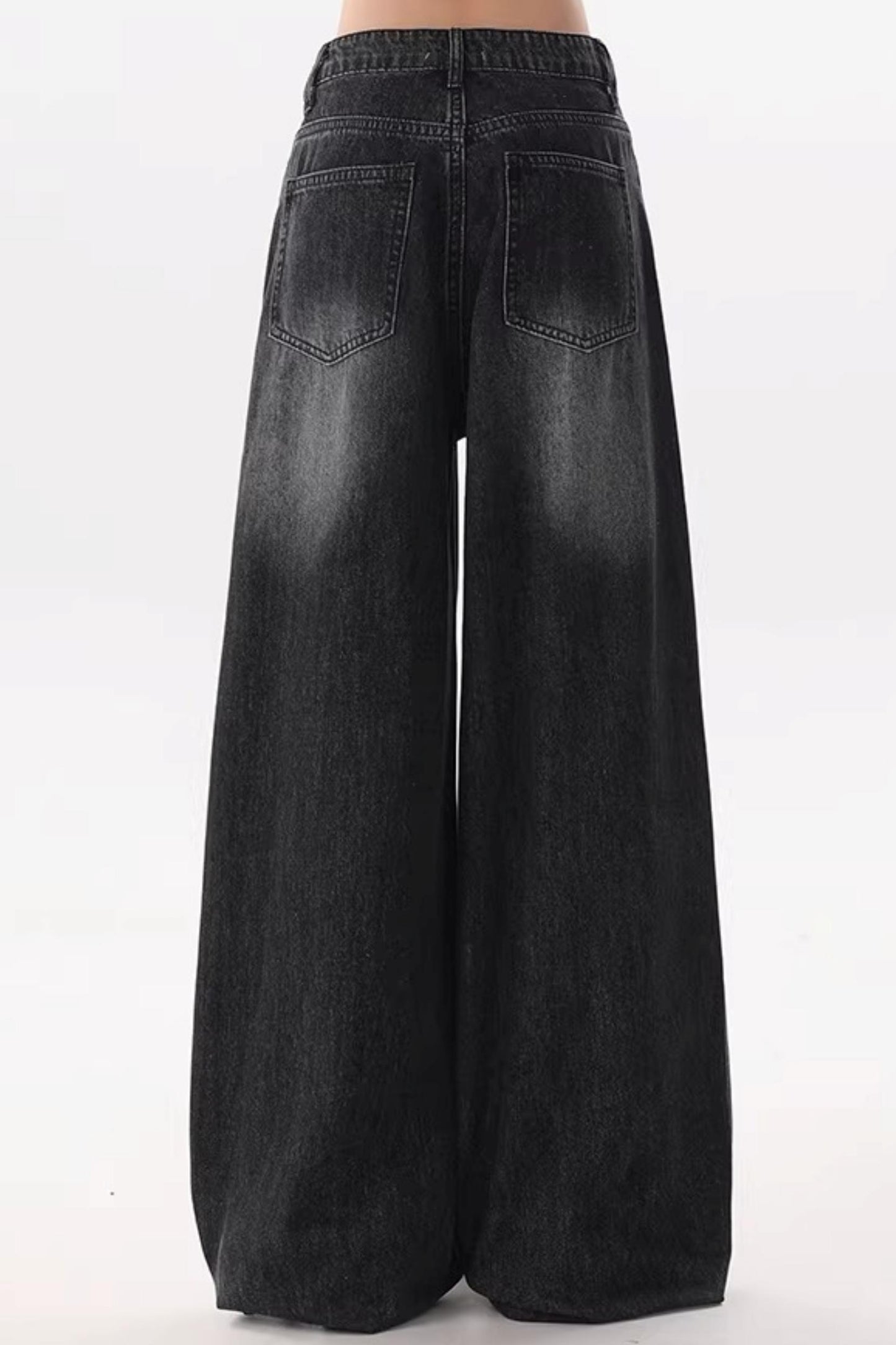 Retro Star Embroidery Jeans