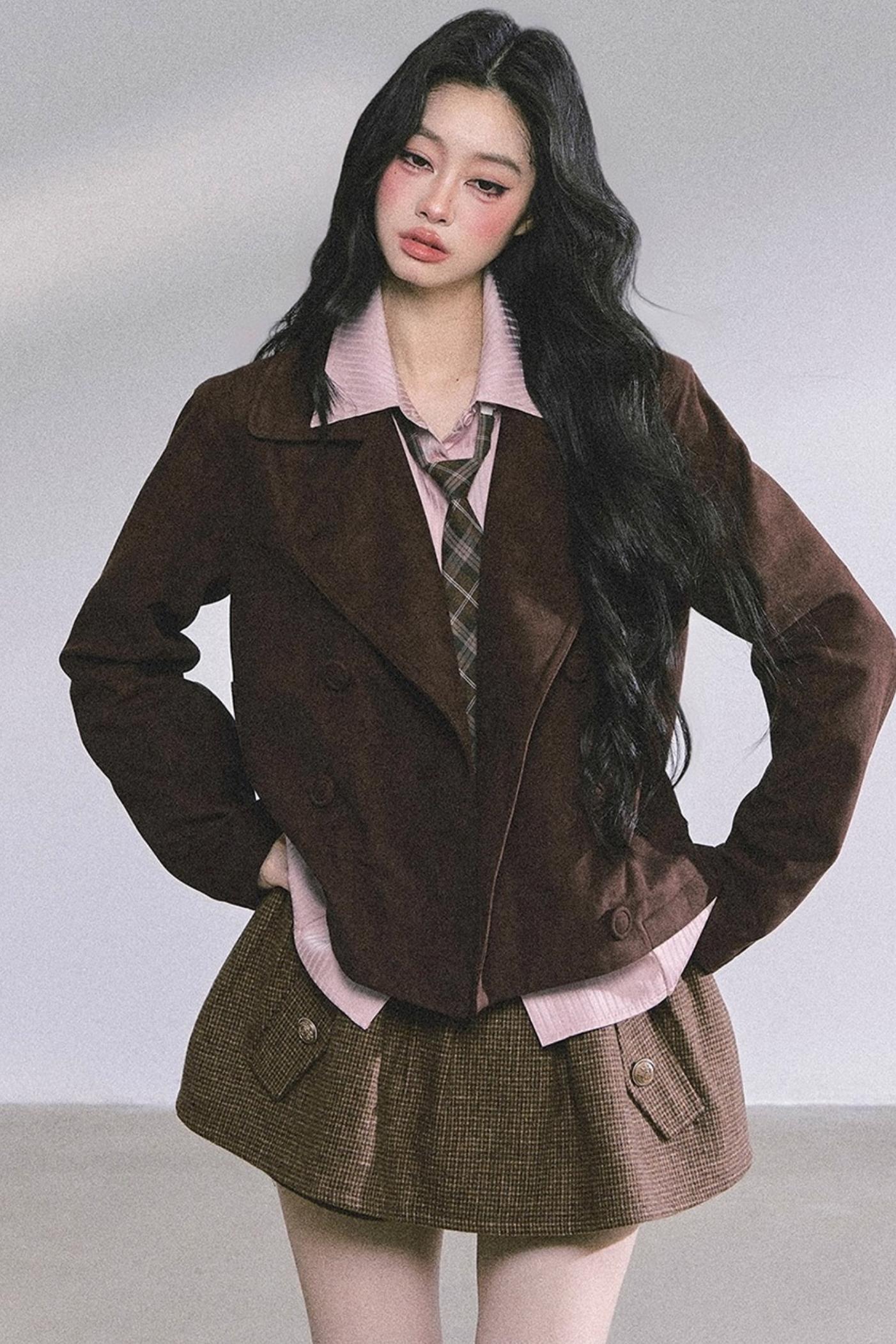 Autumn Collegiate Trench Coat