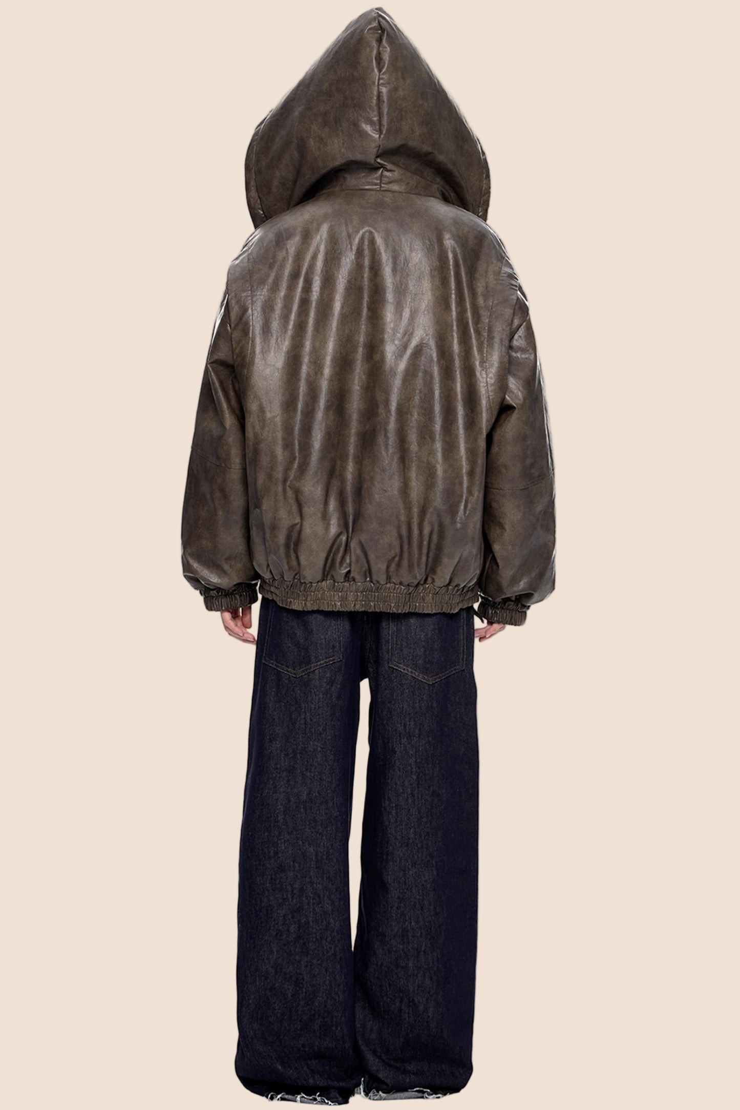 Vintage Fur Hooded Jacket