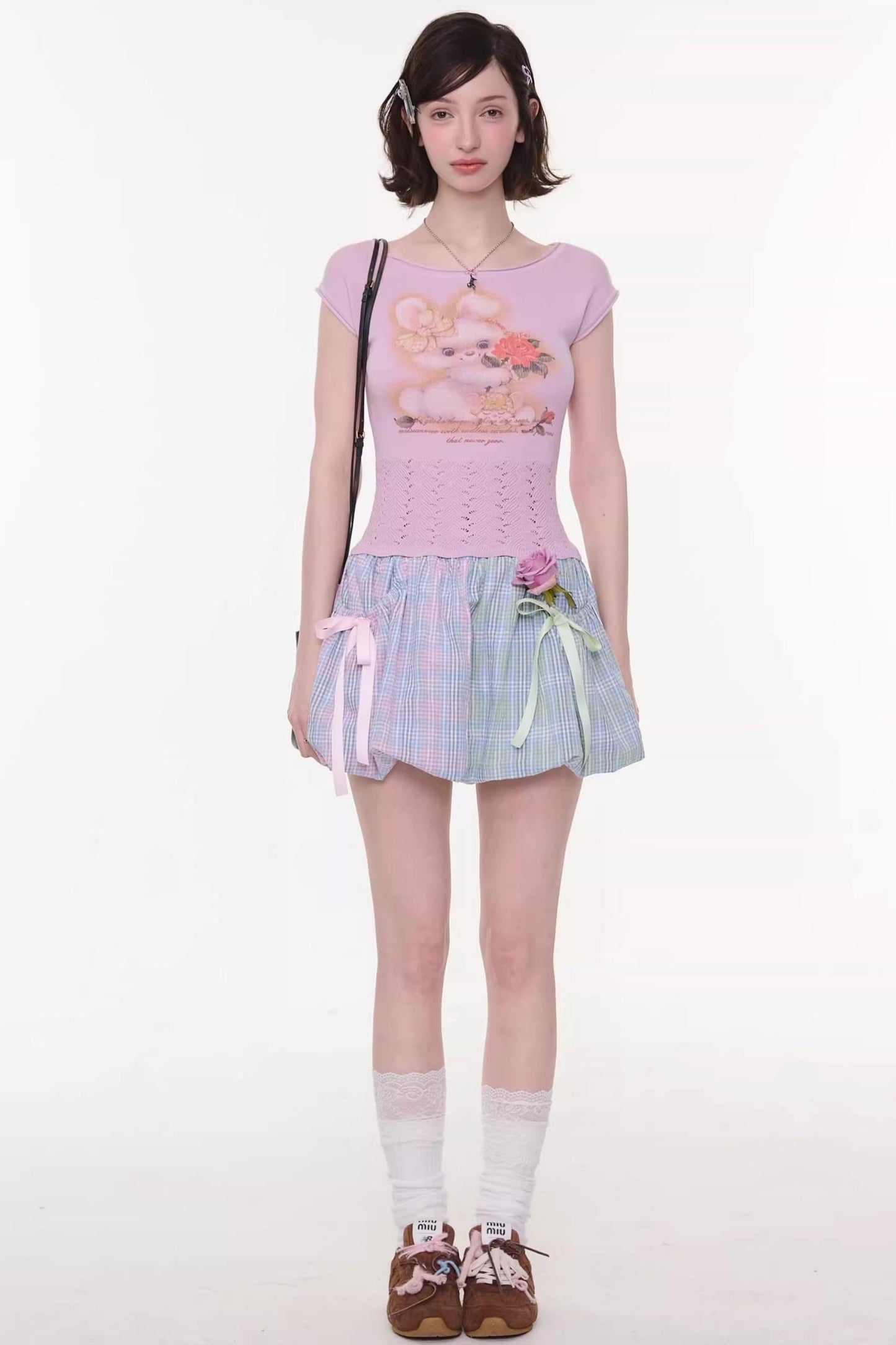 Falda de cuadros Rainbow Candy