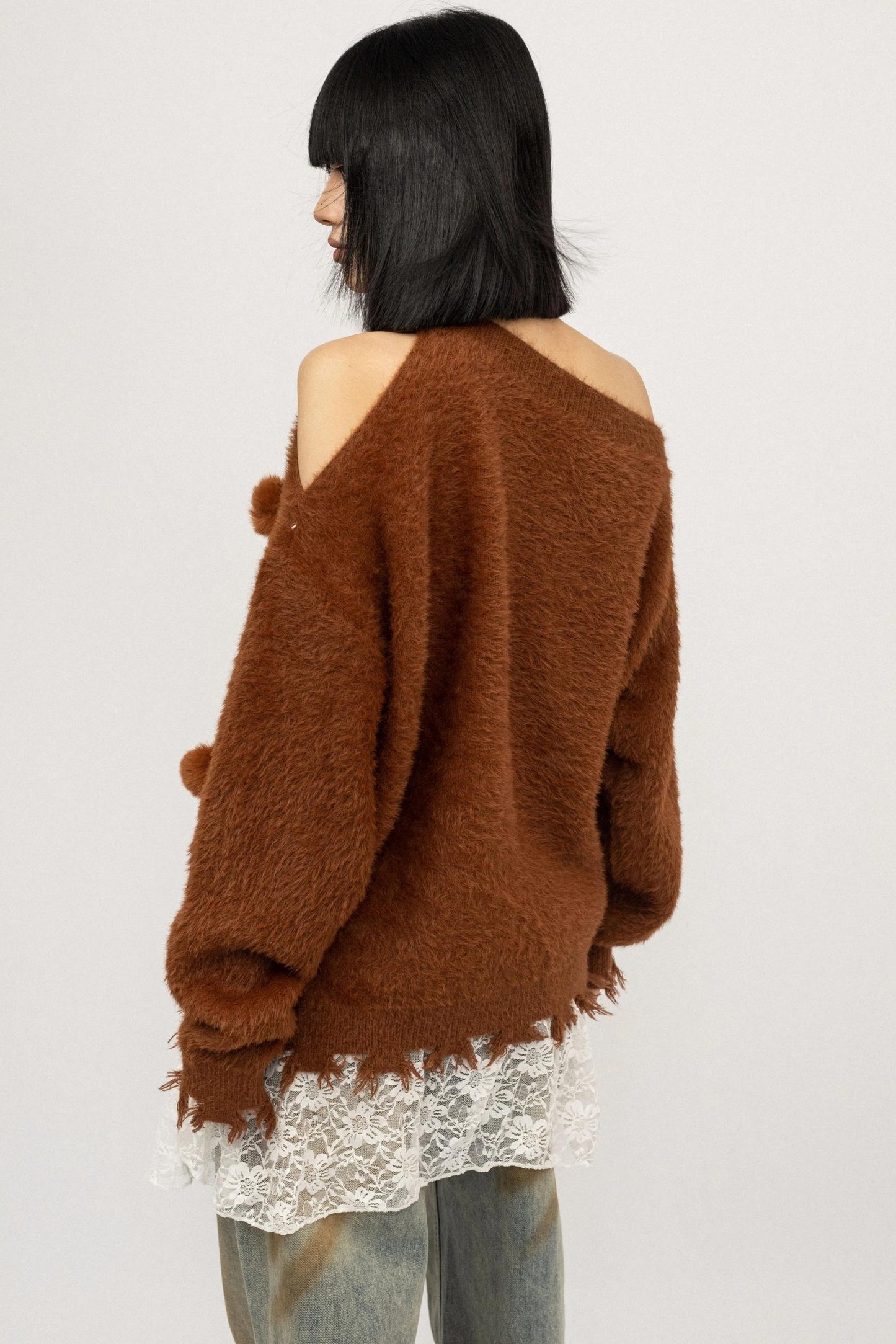 Loose Fit Butterfly Sweater