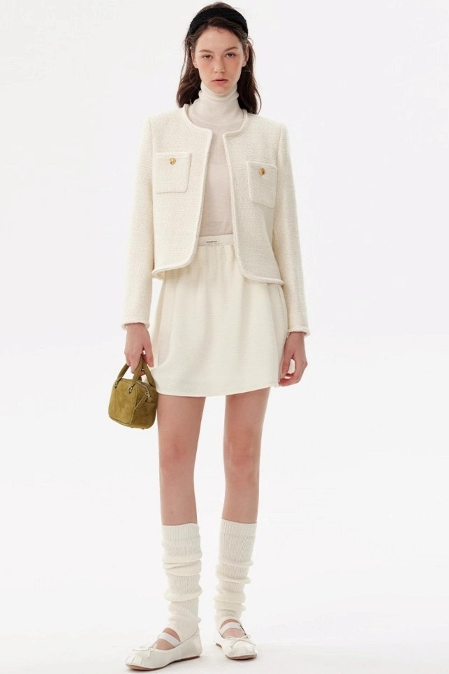 French Tweed Wool Jacket