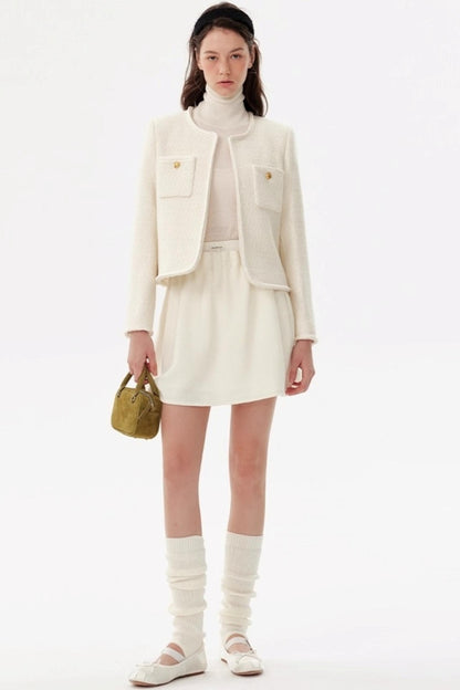 French Tweed Wool Jacket