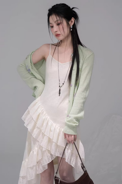 Tipsy Crush Ruffled Matching Dress Set