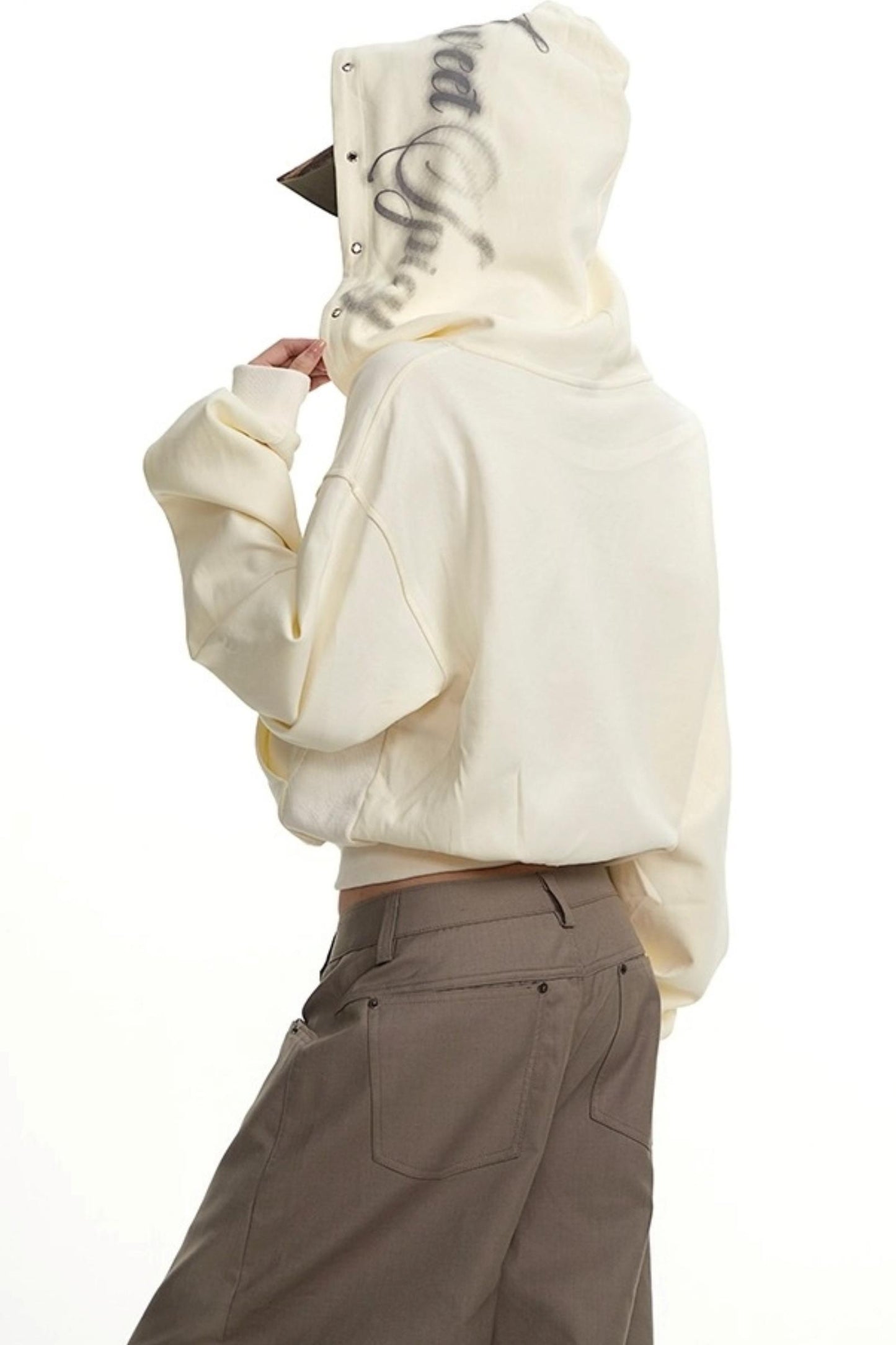 Lazy Zipper Hooded Jacket