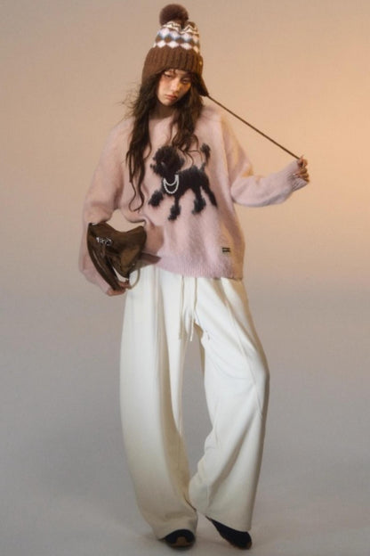 Tsundere Puppy Crewneck Sweater