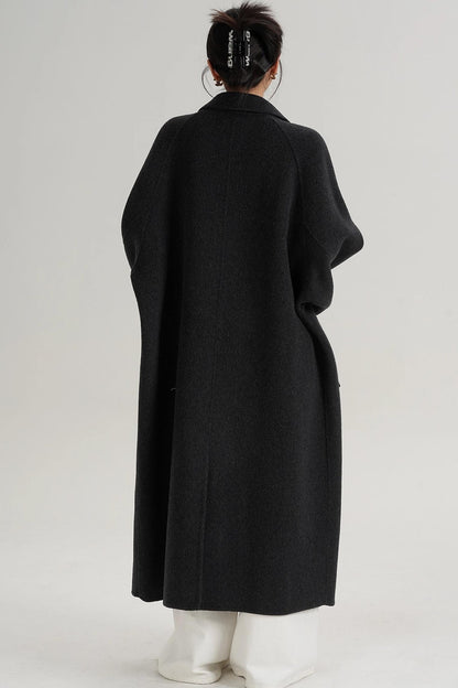 Temperament Wool Reversible Long Coat