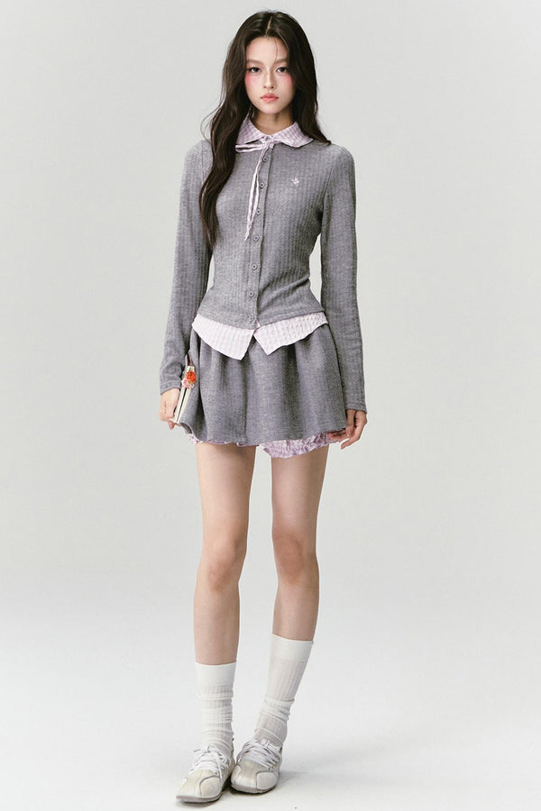 Korean High School Style Two-Piece Set-Up