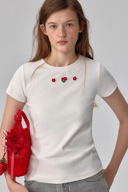 Lycra Cotton Floral Blouse