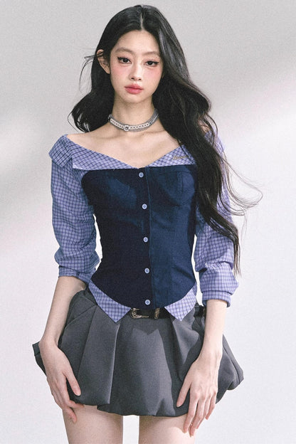 Slimming Hot Girl One-Shoulder Tops