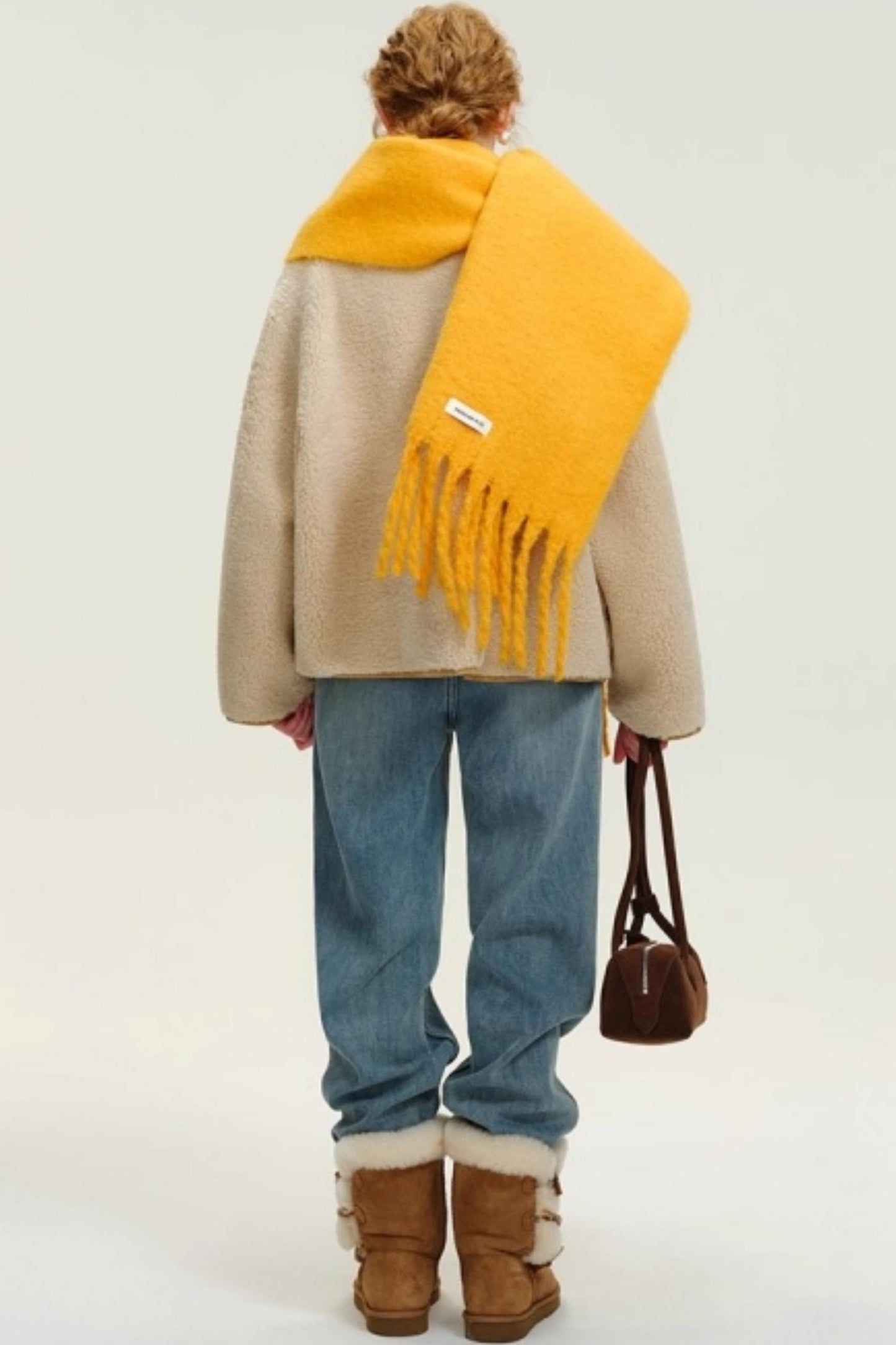 Reversible Suede Shearling Coat