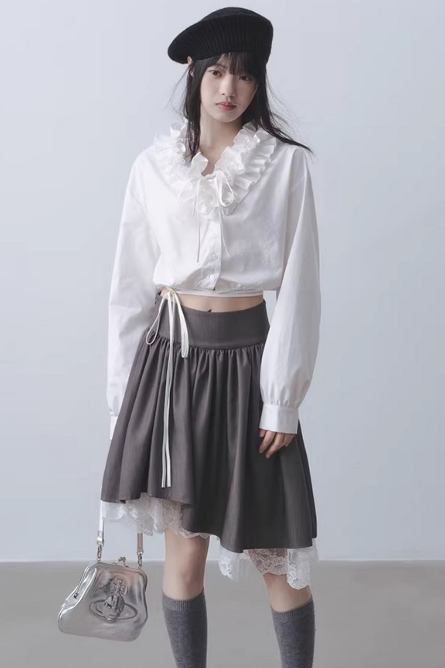 Ruffled Collar Blouse