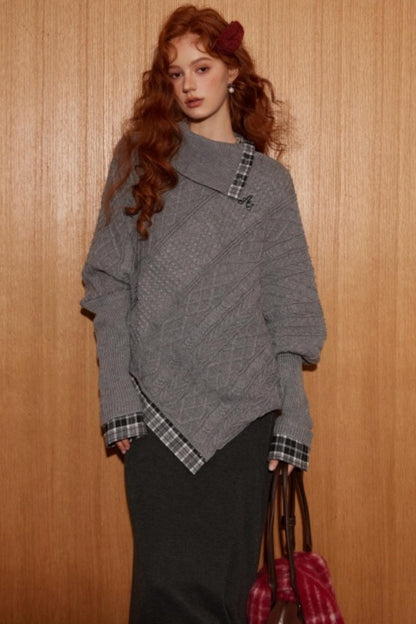 Love Agony Batwing Sweater Set-Up