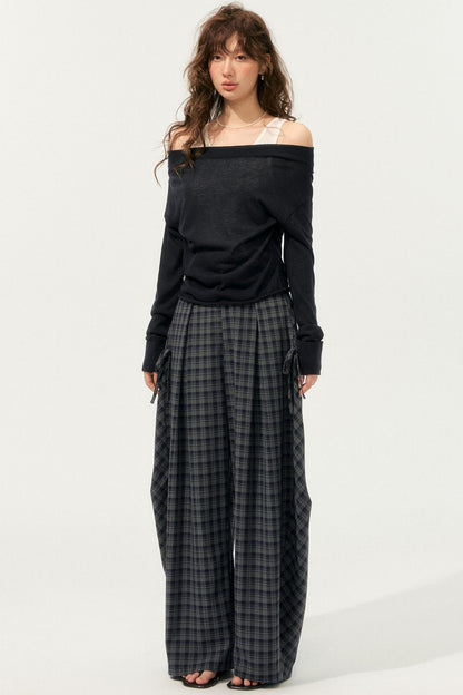 Loose Drape Straight Pants