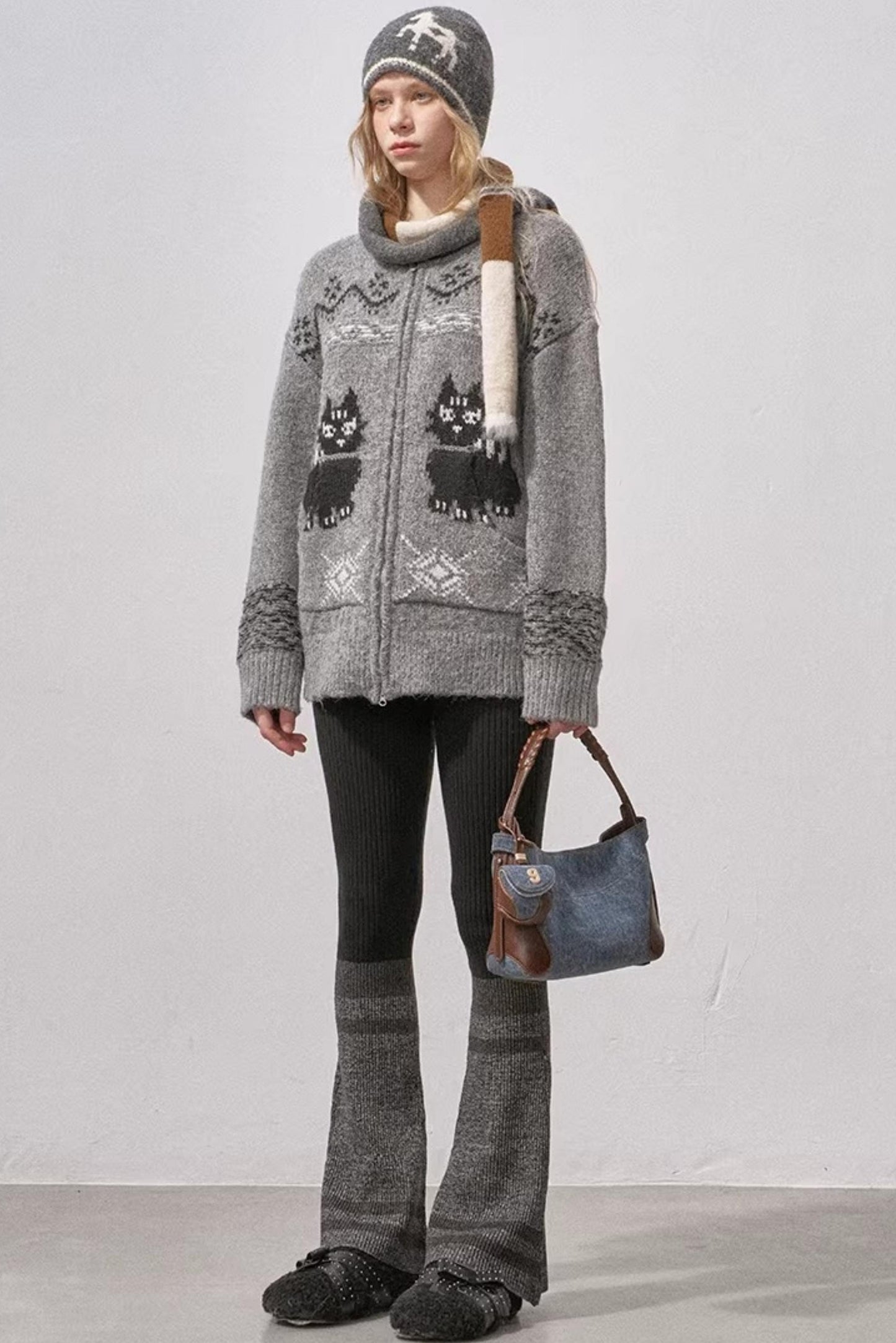 Noble Cat Knit Sweater
