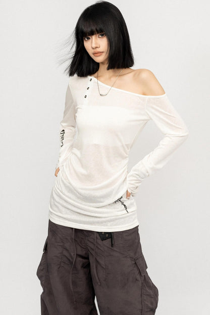Lightweight Slanted Shoulder Base Top