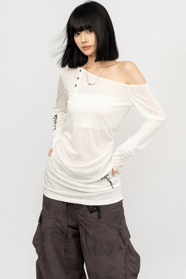Lightweight Slanted Shoulder Base Top