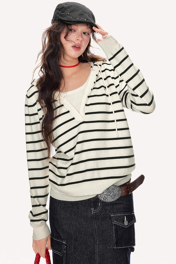 Striped Pullover Sweater