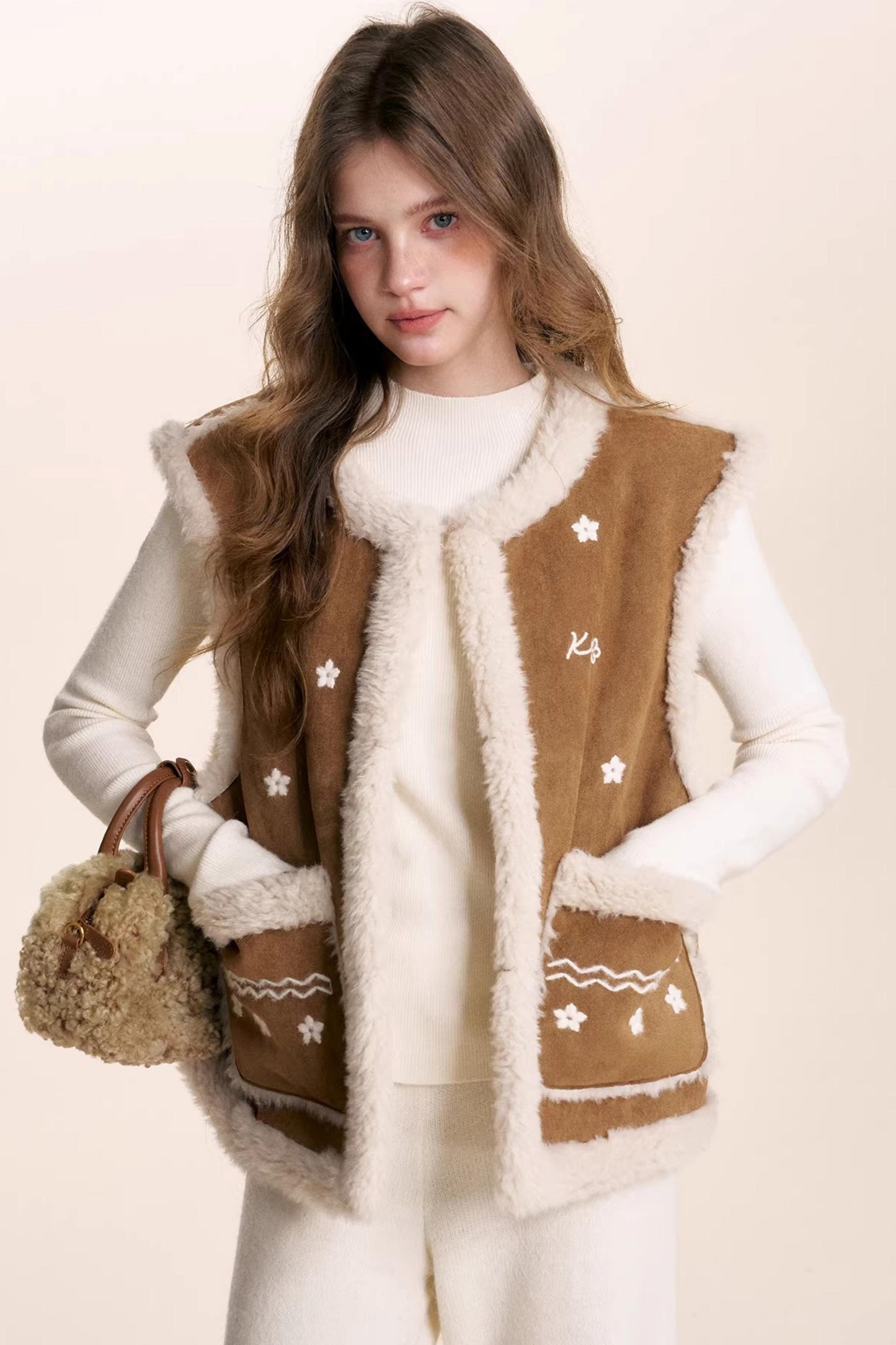 Shearling Lamb Wool Vest
