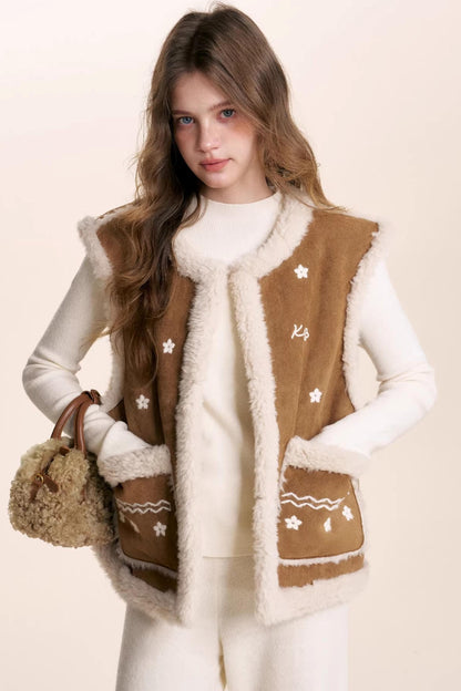 Shearling Lamb Wool Vest