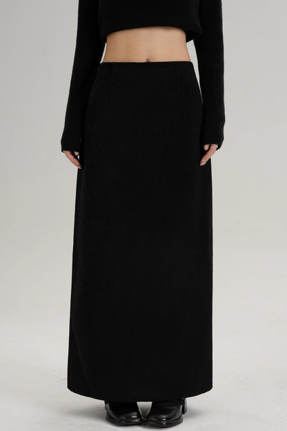 Elegant Wool Pencil Skirt