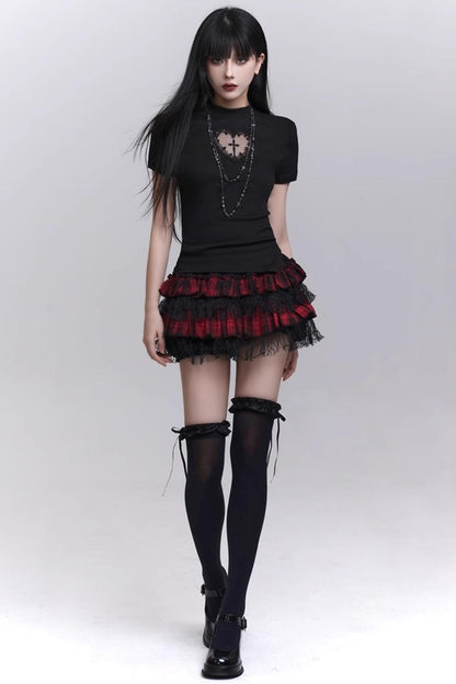 Curve Line Slim Skirt