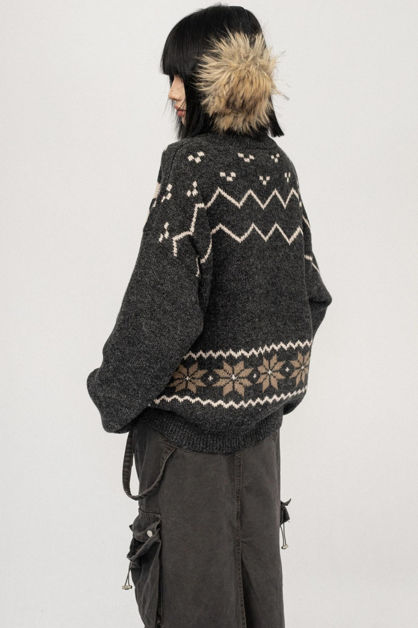 Fair Island Button Sweater