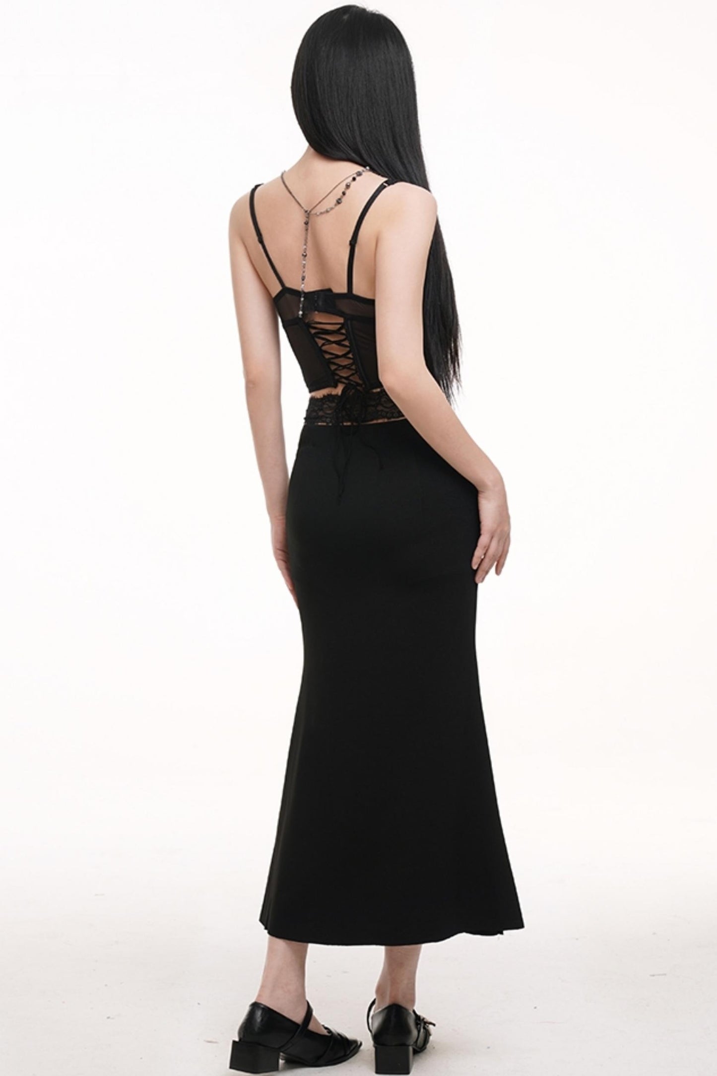 Black Corset Skirt Set-Up