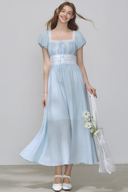 Patchwork A-Line Dress