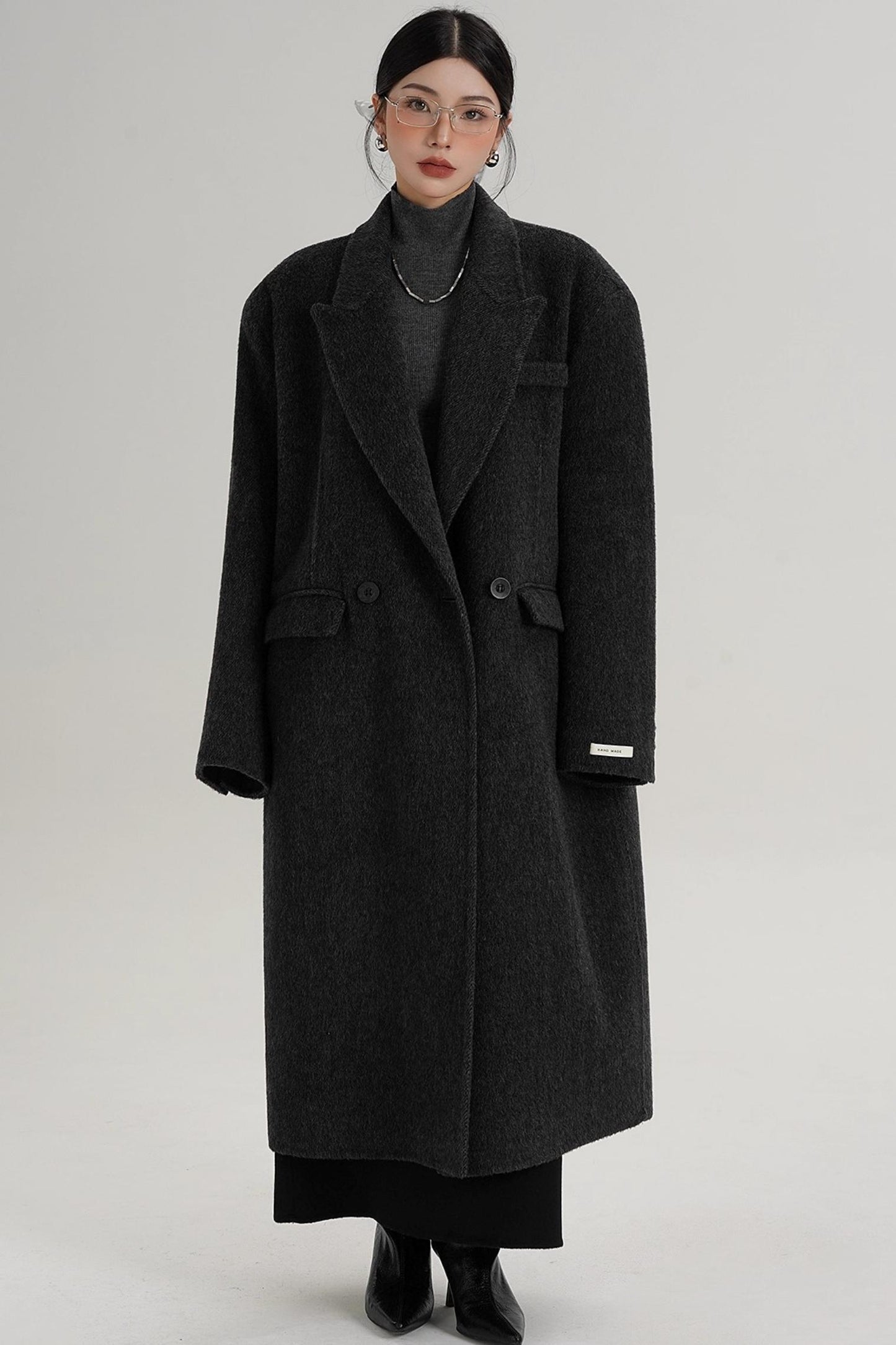 Elegant Long Wool Coat